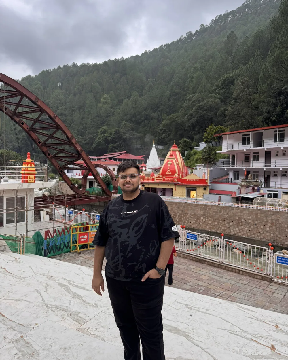 Prakarsh at Kainchi Dham temple complex